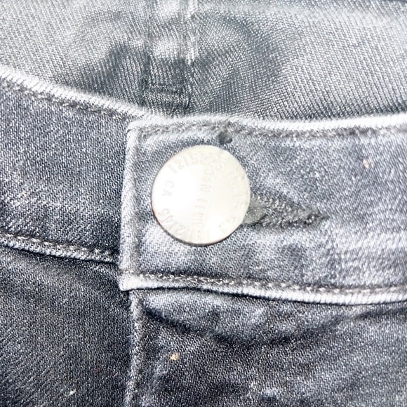 Current Elliott The Stiletto Black 80's Skinny Cropped At The Ankle Jean - Picture 4 of 12